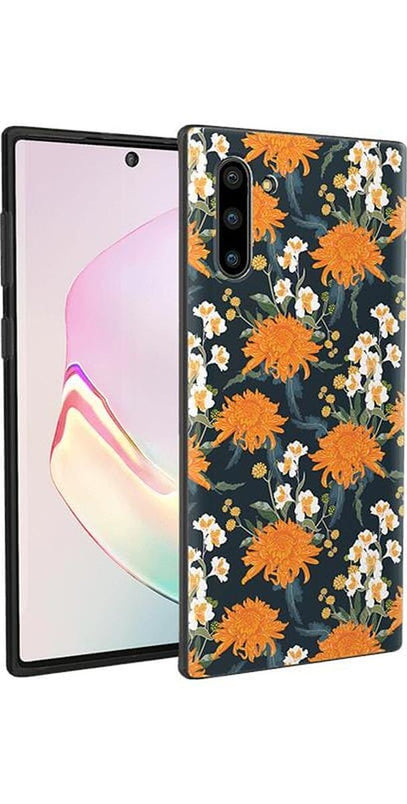 Off Tropic Floral | Exotic Orange Flower Samsung Case Samsung Case get.casely 