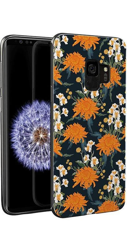 Off Tropic Floral | Exotic Orange Flower Samsung Case Samsung Case get.casely 