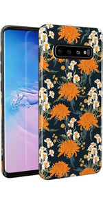 Off Tropic Floral | Exotic Orange Flower Samsung Case Samsung Case get.casely 