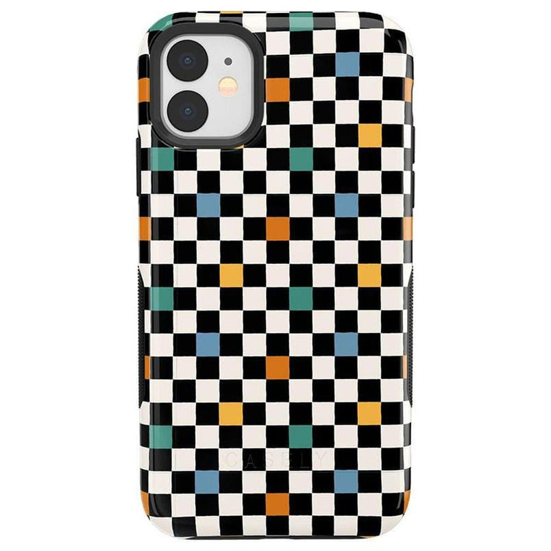 Old Skool | Retro Checkerboard Case iPhone Case get.casely Bold iPhone 11