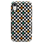 Old Skool | Retro Checkerboard Case iPhone Case get.casely Bold iPhone XR 
