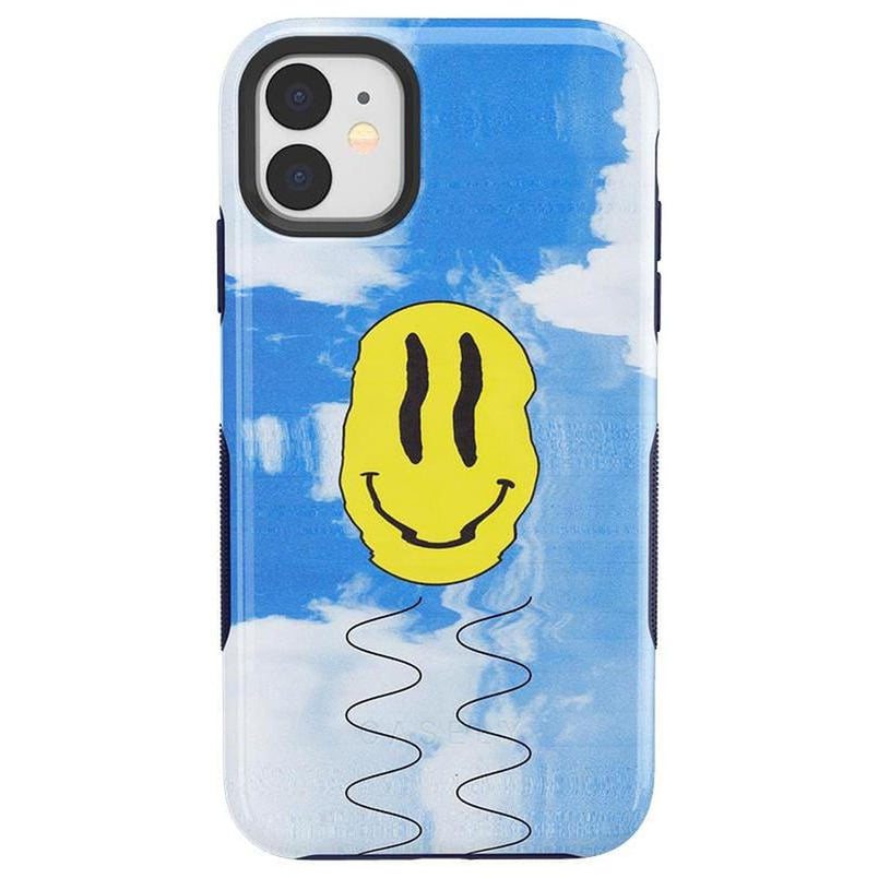 On Cloud Nine | Glitch Smiley Face Case iPhone Case get.casely Bold iPhone 11 
