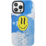 On Cloud Nine | Glitch Smiley Face Case iPhone Case get.casely Bold + MagSafe® iPhone 13 Pro 