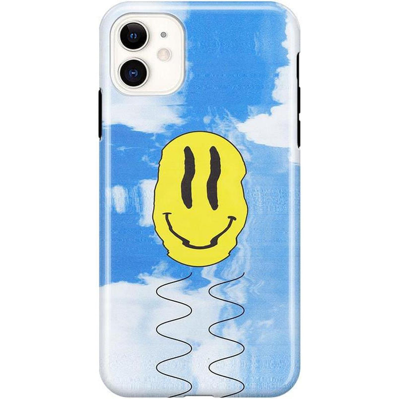 On Cloud Nine | Glitch Smiley Face Case iPhone Case get.casely Classic iPhone 11 