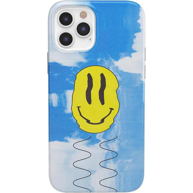 On Cloud Nine | Glitch Smiley Face Case iPhone Case get.casely Classic iPhone 12 Pro Max 