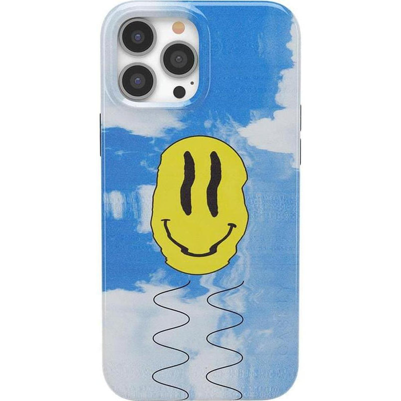 On Cloud Nine | Glitch Smiley Face Case iPhone Case get.casely Classic + MagSafe® iPhone 13 Pro Max 