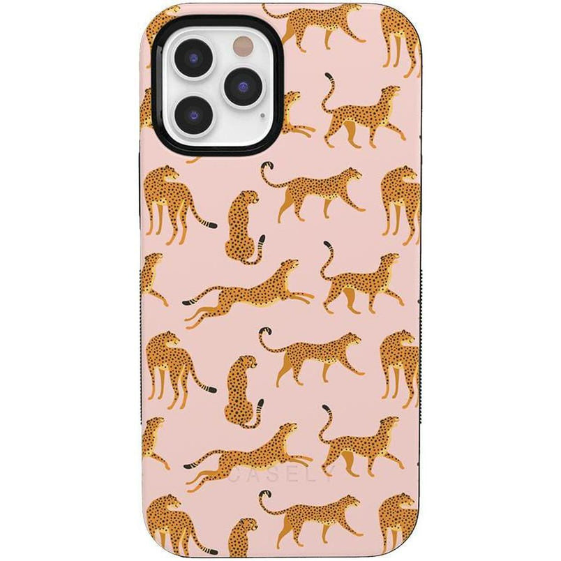 On the Prowl | Pink Leopard Print Case iPhone Case get.casely Bold iPhone 12 Pro 