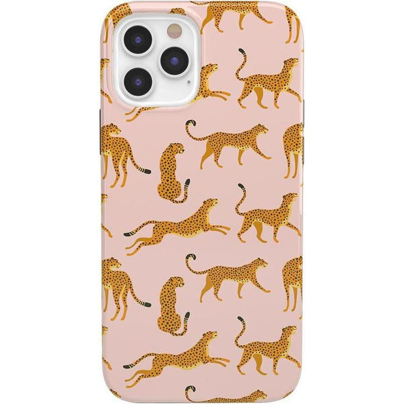 On the Prowl | Pink Leopard Print Case iPhone Case get.casely Classic iPhone 12 Pro 
