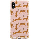 On the Prowl | Pink Leopard Print Case iPhone Case get.casely Classic iPhone XS Max 