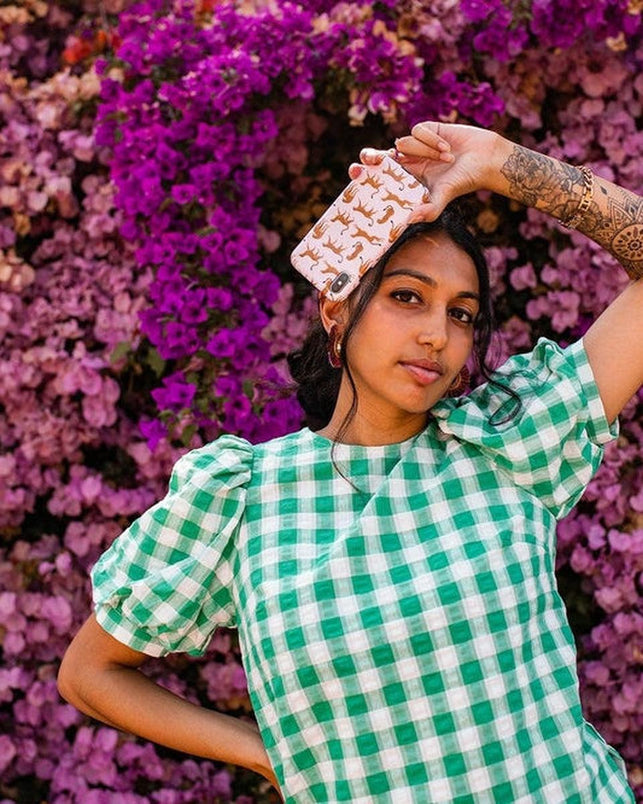 On the Prowl | Pink Leopard Print Case iPhone Case get.casely 