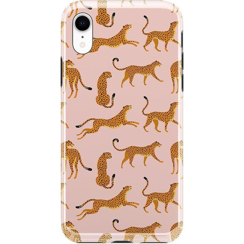 On the Prowl | Pink Leopard Print Case iPhone Case get.casely 