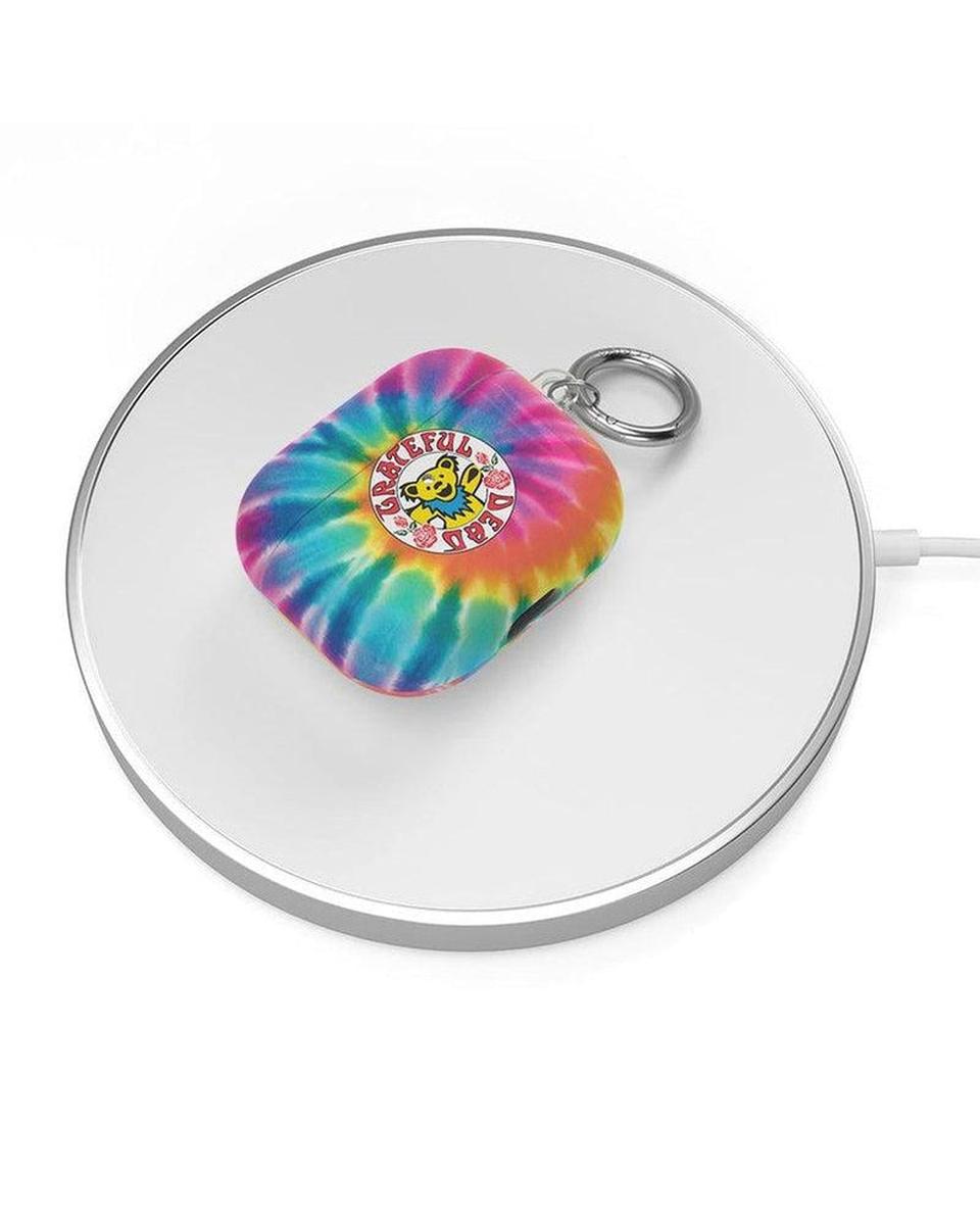 On Tour Grateful Dead Tie Dye Sticker AirPods Case - Thumbnail 5