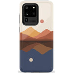 Opposites Attract | Day & Night Colorblock Mountains Samsung Case