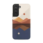 Opposites Attract | Day & Night Colorblock Mountains Samsung Case Samsung Case Casetry Galaxy S22