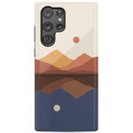 Opposites Attract | Day & Night Colorblock Mountains Samsung Case Samsung Case Casetry Galaxy S23