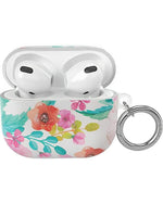 Out and About | Light Pink Floral AirPods Case AirPods Case get.casely AirPods 3 Case 