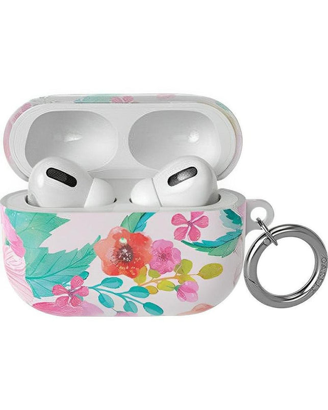 Out and About | Light Pink Floral AirPods Case AirPods Case get.casely AirPods Pro Case 