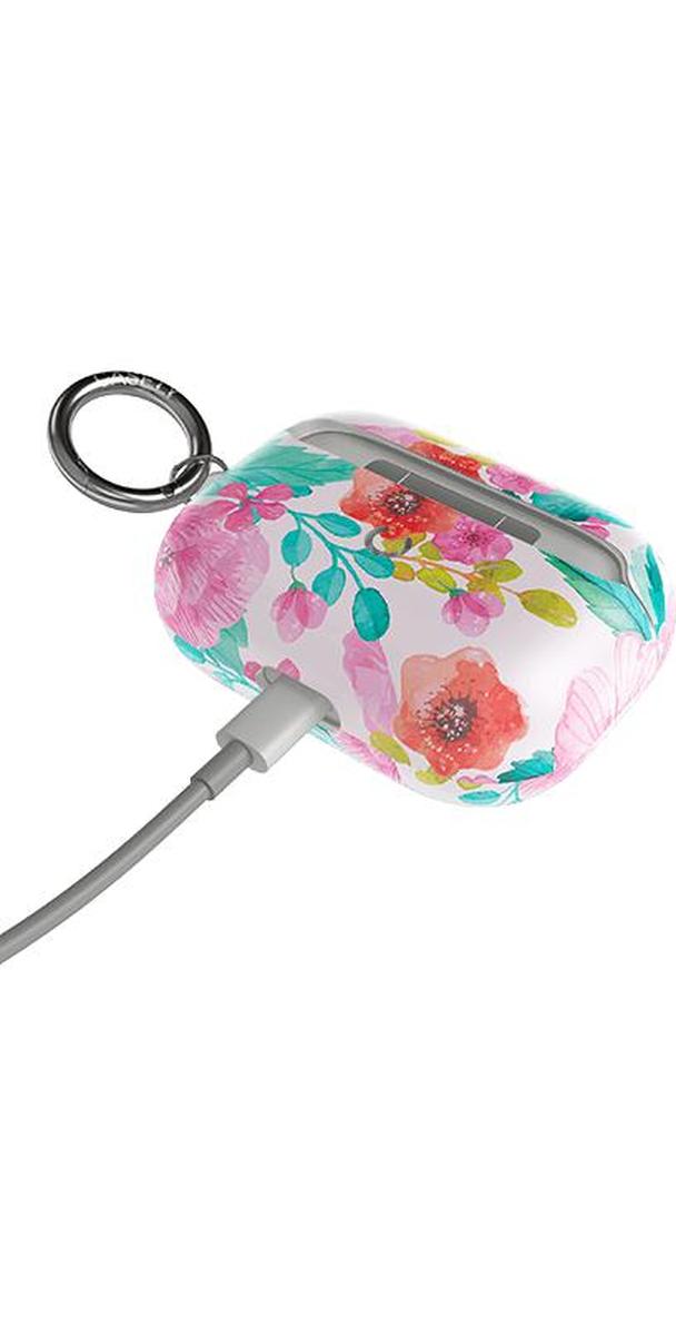 Out and About Light Pink Floral AirPods Case - Thumbnail 4