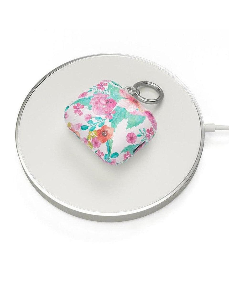 Out and About Light Pink Floral AirPods Case - Thumbnail 3