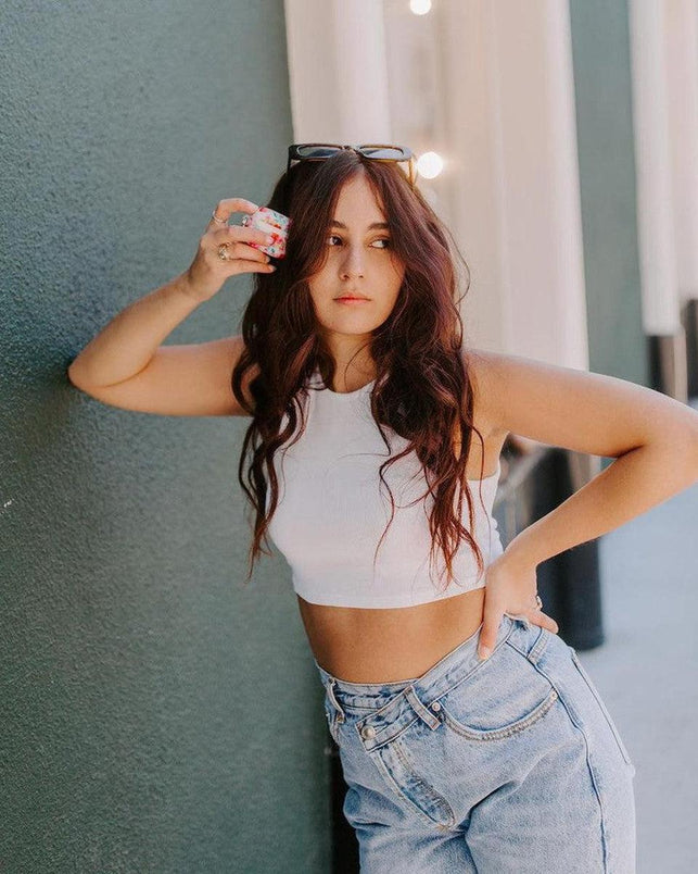 Out and About | Light Pink Floral AirPods Case AirPods Case get.casely 