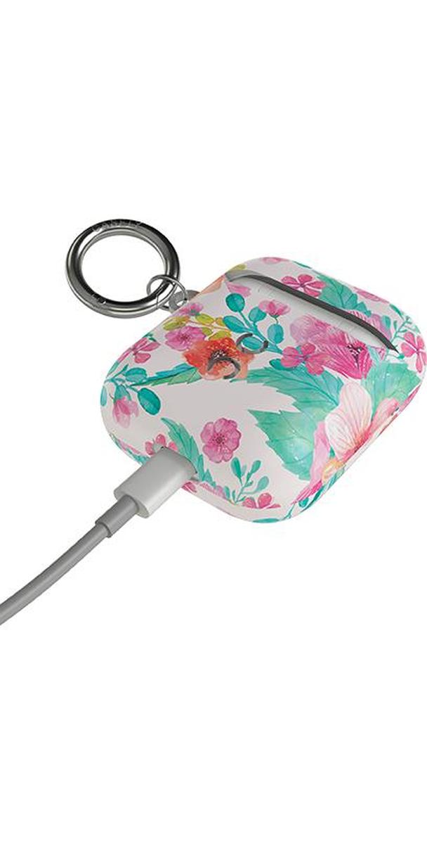 Out and About Light Pink Floral AirPods Case - Thumbnail 5