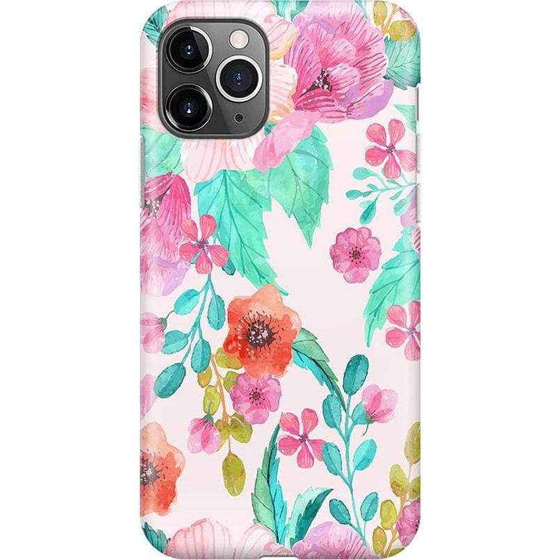 Out And About | Light Pink Floral Case iPhone Case get.casely Classic iPhone 11 Pro 