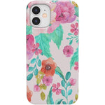 Out And About | Light Pink Floral Case iPhone Case get.casely Classic iPhone 12 Mini 