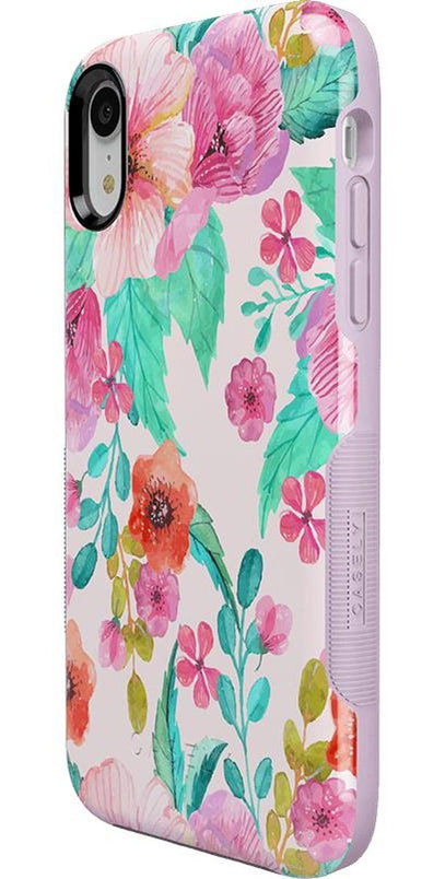 Out And About | Light Pink Floral Case iPhone Case get.casely 