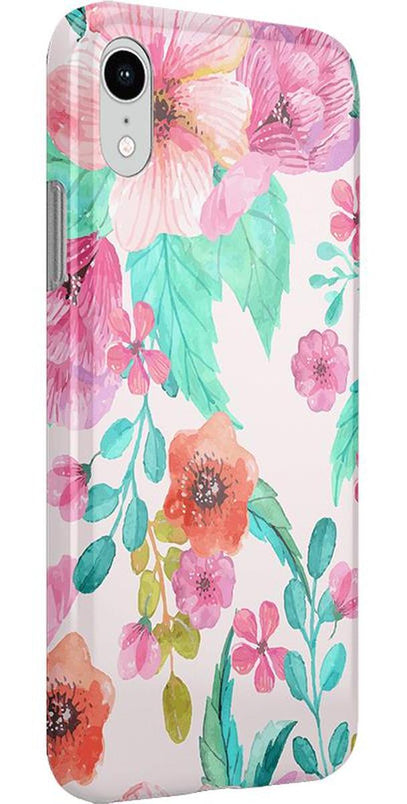 Out And About | Light Pink Floral Case iPhone Case get.casely 