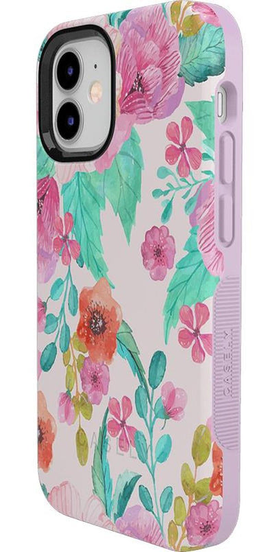 Out And About | Light Pink Floral Case iPhone Case get.casely 