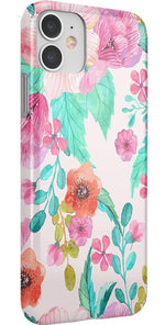 Out And About | Light Pink Floral Case iPhone Case get.casely 