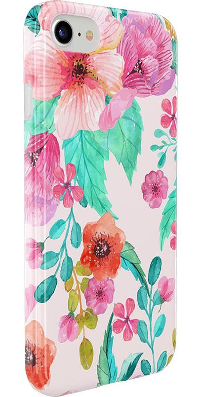 Out And About | Light Pink Floral Case iPhone Case get.casely 