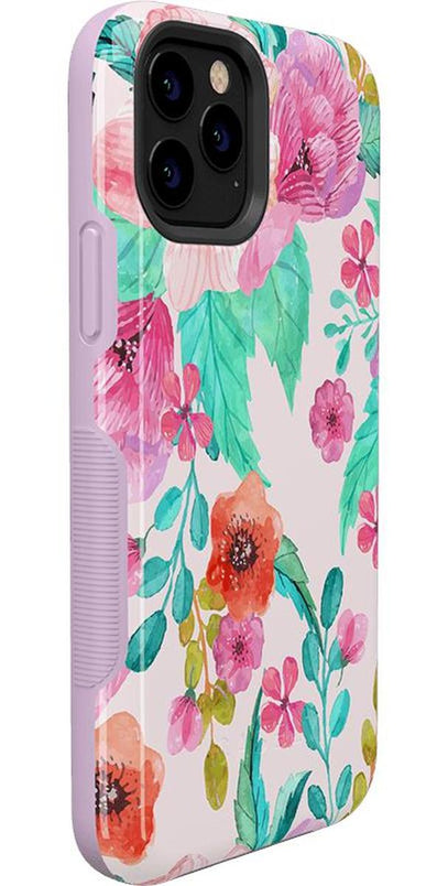 Out And About | Light Pink Floral Case iPhone Case get.casely 
