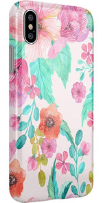 Out And About | Light Pink Floral Case iPhone Case get.casely 