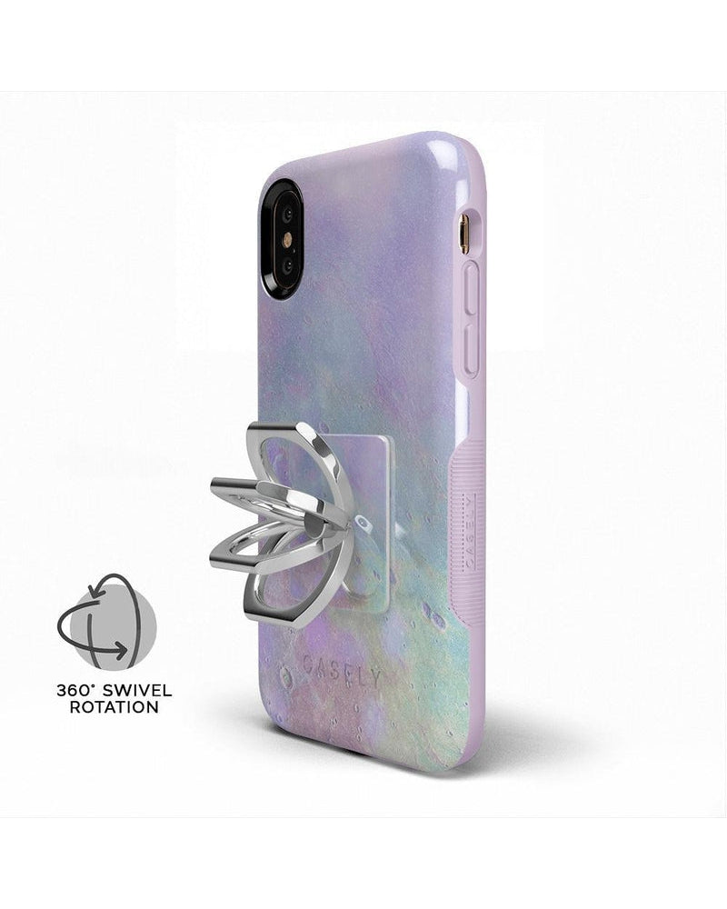 Over the Moon Pastel Marble Moon Phone Ring