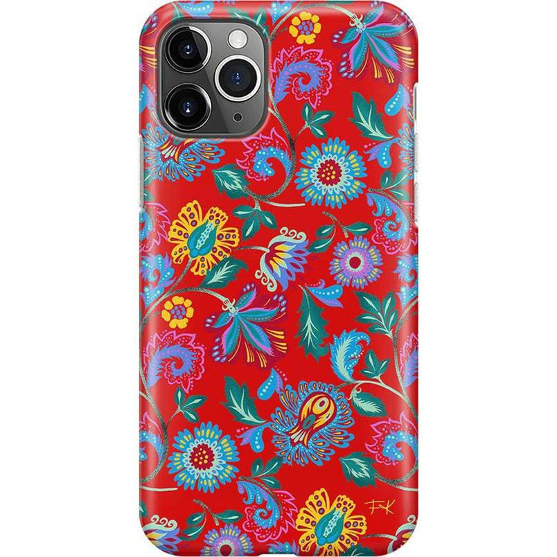Painted Flowers | Frida Kahlo Floral Case iPhone Case get.casely Classic iPhone 11 Pro Max