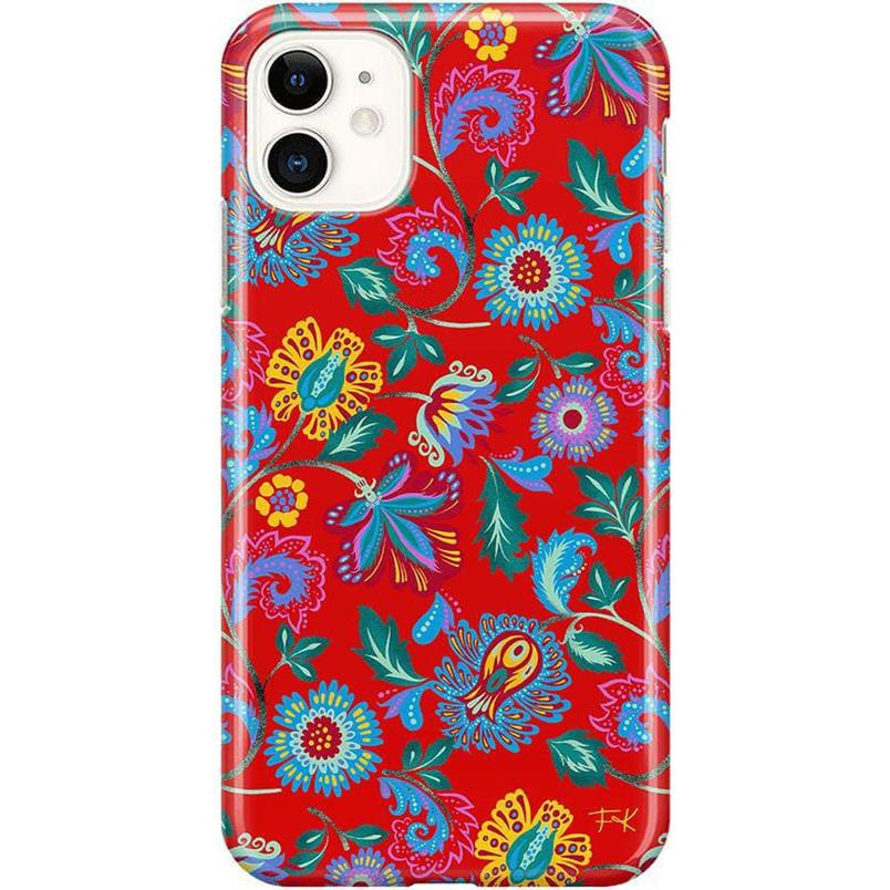 Painted Flowers | Frida Kahlo Floral Case iPhone Case get.casely Classic iPhone 11
