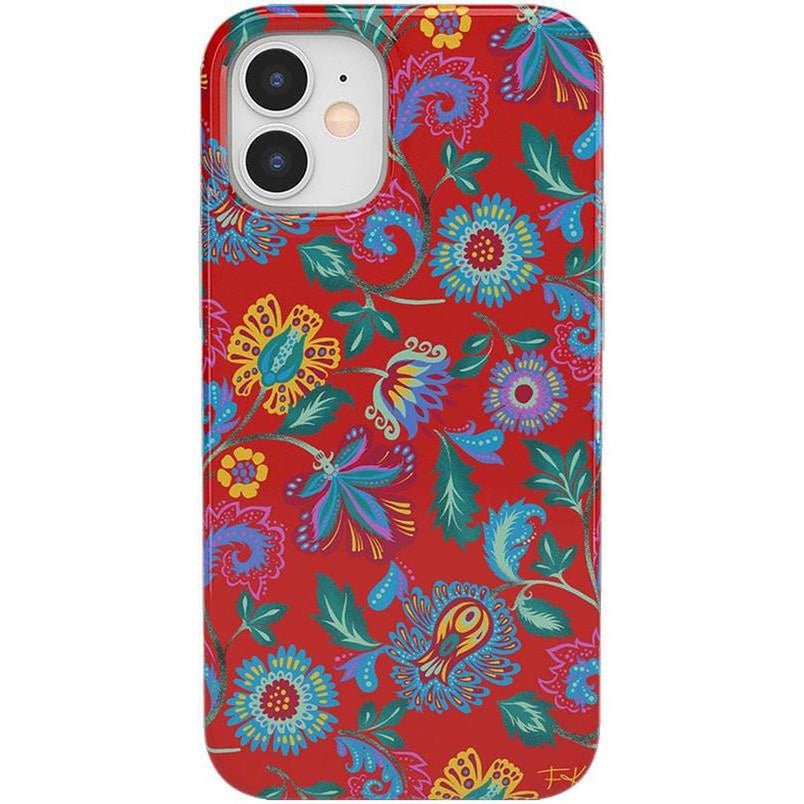 Painted Flowers | Frida Kahlo Floral Case iPhone Case get.casely Classic iPhone 12