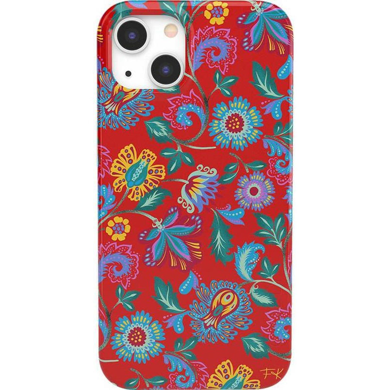 Painted Flowers | Frida Kahlo Floral Case iPhone Case get.casely Classic iPhone 13 Mini
