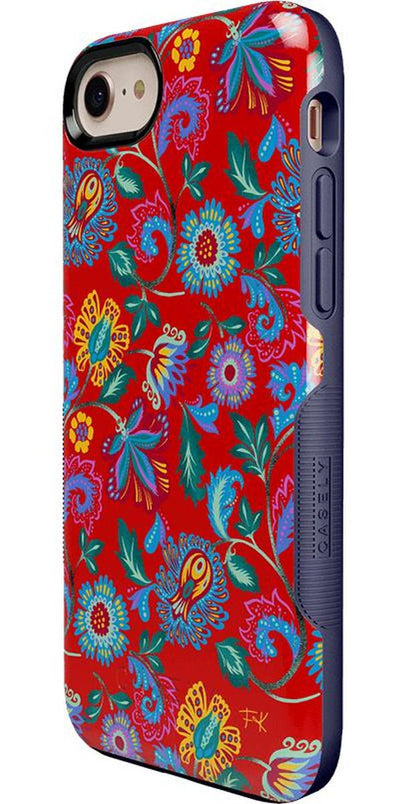 Painted Flowers | Frida Kahlo Floral Case iPhone Case get.casely