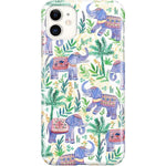 Pastel Gardens | Watercolor Elephant Floral Case iPhone Case get.casely Classic iPhone 11 
