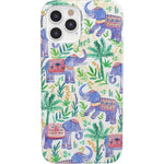 Pastel Gardens | Watercolor Elephant Floral Case iPhone Case get.casely Classic iPhone 12 Pro Max 