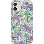 Pastel Gardens | Watercolor Elephant Floral Case iPhone Case get.casely Classic iPhone 12 