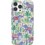 Pastel Gardens | Watercolor Elephant Floral Case iPhone Case get.casely Classic + MagSafe® iPhone 13 Pro Max 