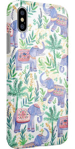 Pastel Gardens | Watercolor Elephant Floral Case iPhone Case get.casely 