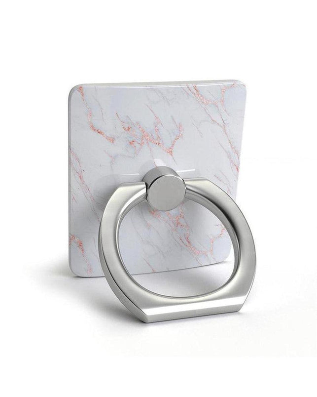 Phone Ring SHOPSTORM_HIDDEN_PRODUCT Casely Club Beautiful White and Pink Marble Phone Ring 