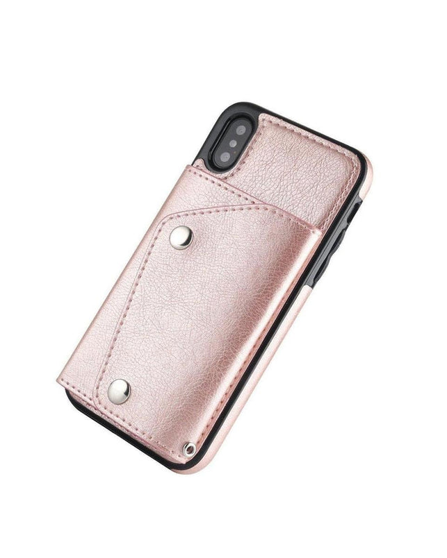 Pink Vegan Leather | Wallet Case iPhone Case get.casely 