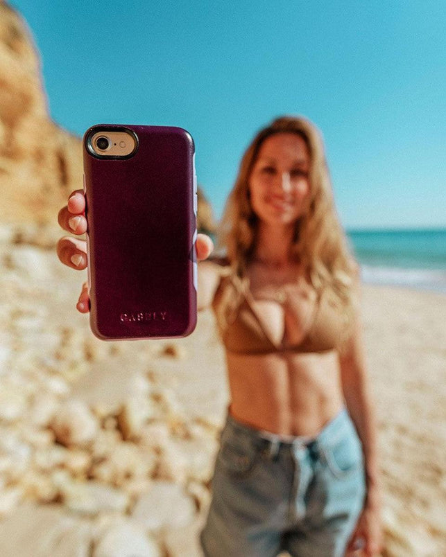 Plum Purple on Light Purple | Ultra-Protective Bold Case iPhone Case get.casely 