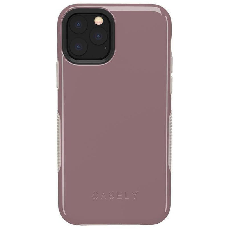 Purple Taupe on Nude | Ultra-Protective Bold Case iPhone Case get.casely Bold iPhone 11 Pro 