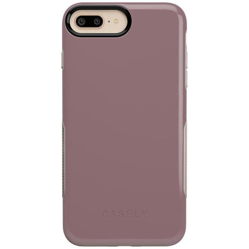 Purple Taupe on Nude | Ultra-Protective Bold Case iPhone Case get.casely Bold iPhone 6/7/8 Plus 